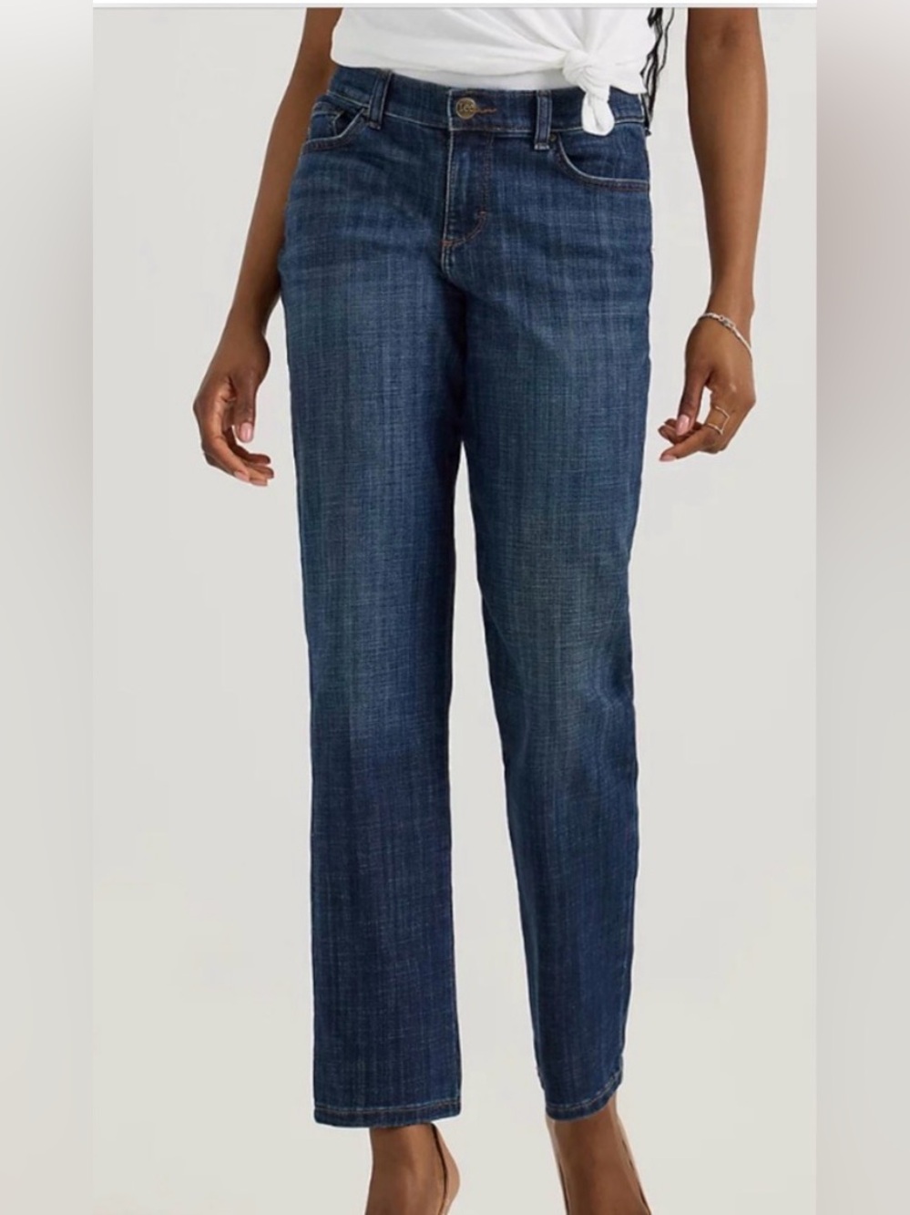 Lee Classic Fit Dark Blue Women's Straight Leg Jeans
